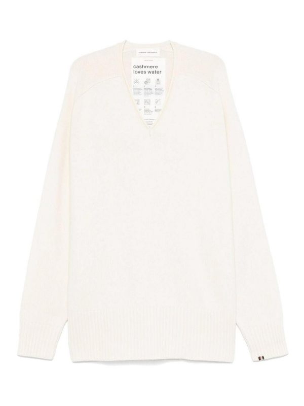 Extreme Cashmere Pull Col Bateau - Crèm