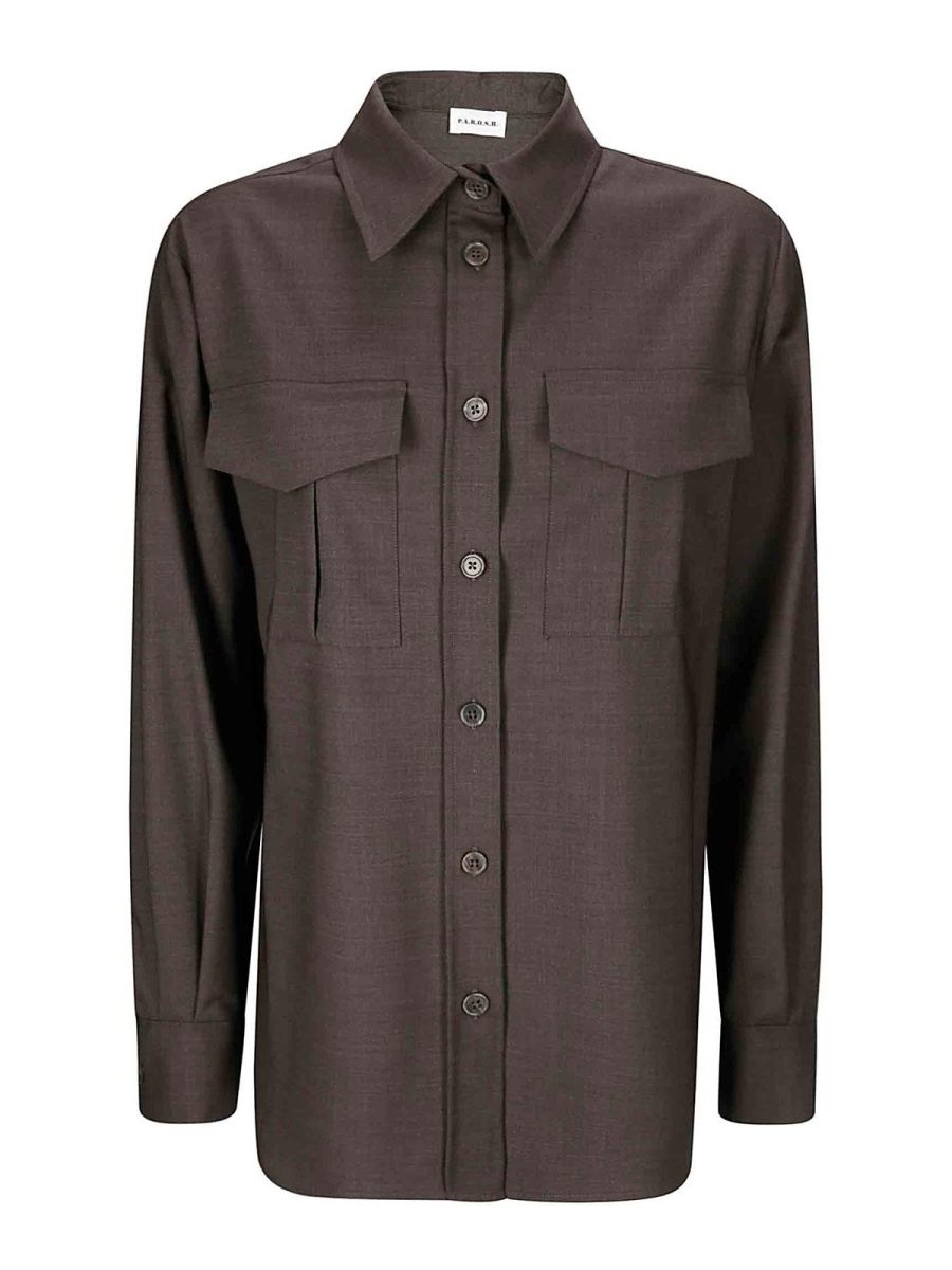 P. A.R. O.S. H. Chemise - Marron