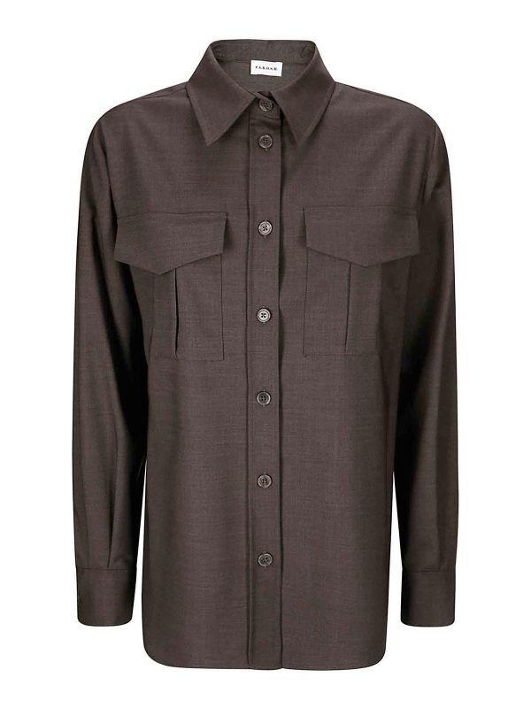 P. A.R. O.S. H. Chemise - Marron