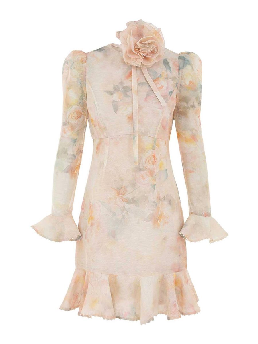 Zimmermann Robe Courte - Multicolore