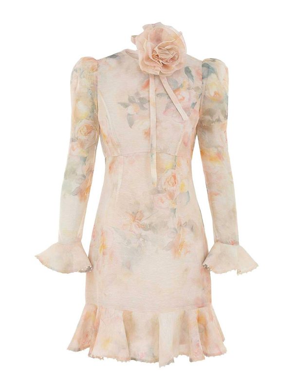 Zimmermann Robe Courte - Multicolore