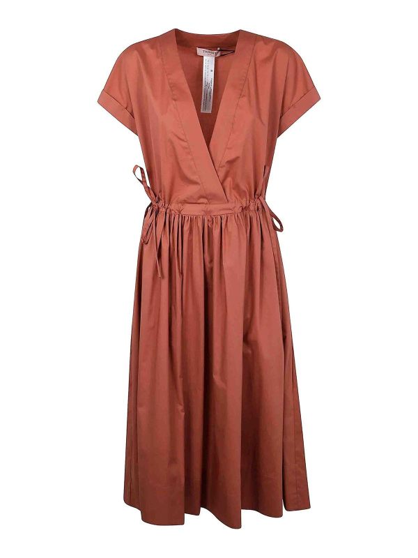Twinset Robe Au Genou - Marron