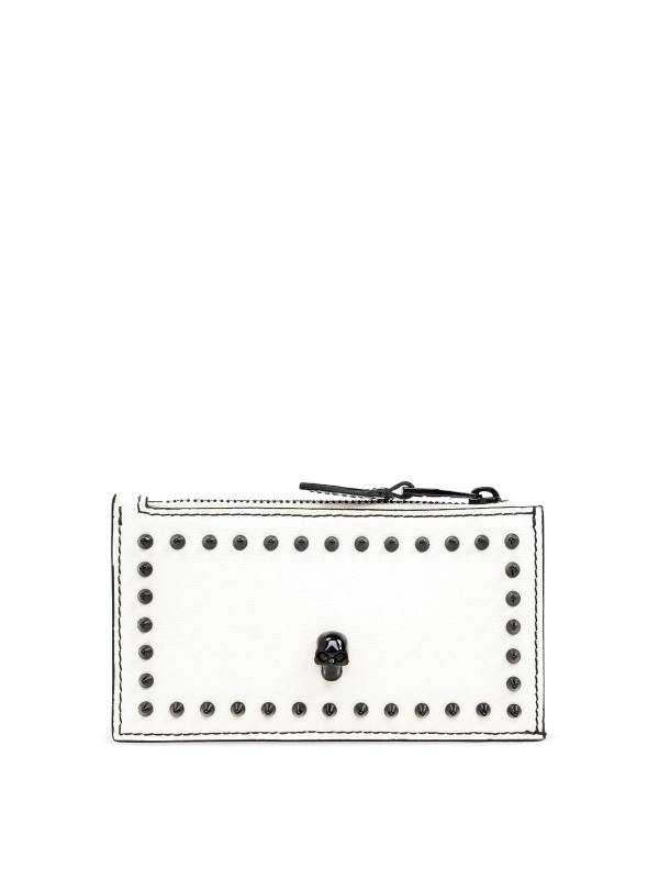 Alexander Mcqueen Portefeuilles - Blanc