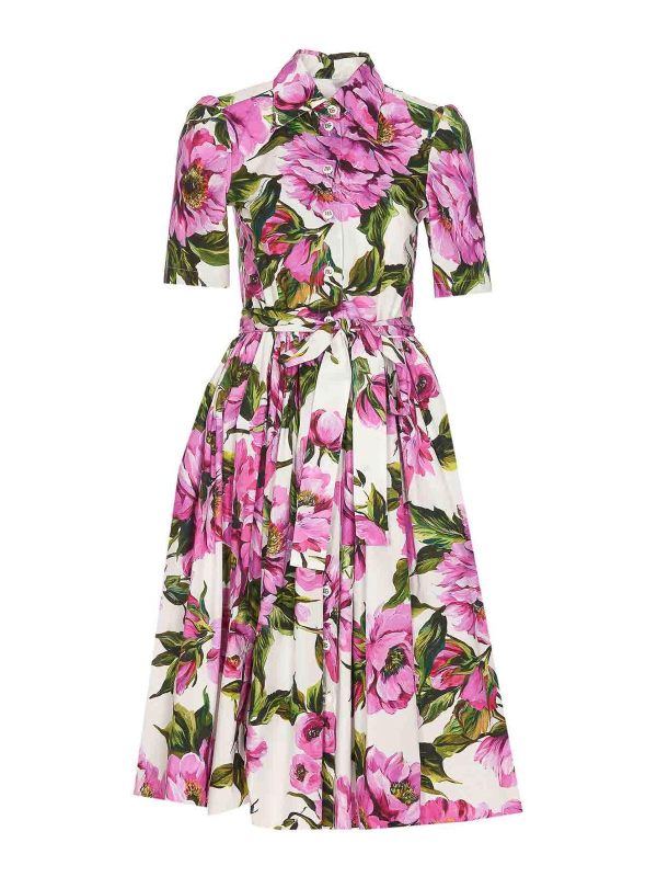 Dolce & Gabbana Robe Au Genou - Multicolore