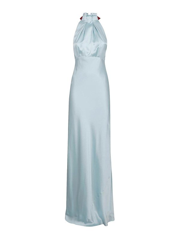 Saloni Robe Au Genou - Bleu