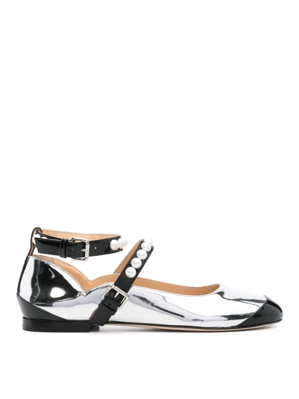 Mach & Mach Ballerines - Argent