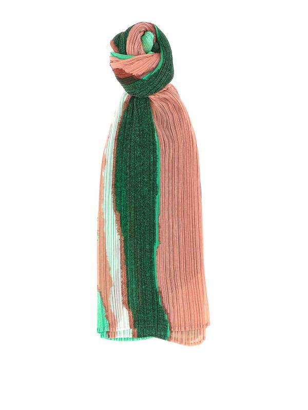 Pleats Please Issey Miyake Écharpe - Vert