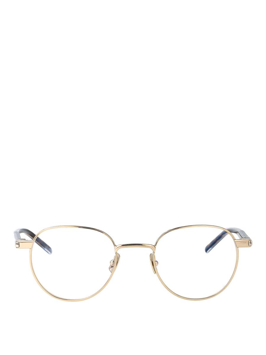 Saint Laurent Lunettes De Soleil - Or