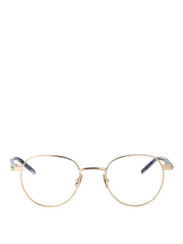 Saint Laurent Lunettes De Soleil - Or