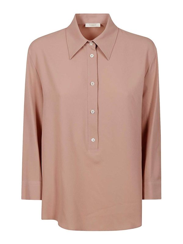 Glanshirt Chemise - Violet Clair