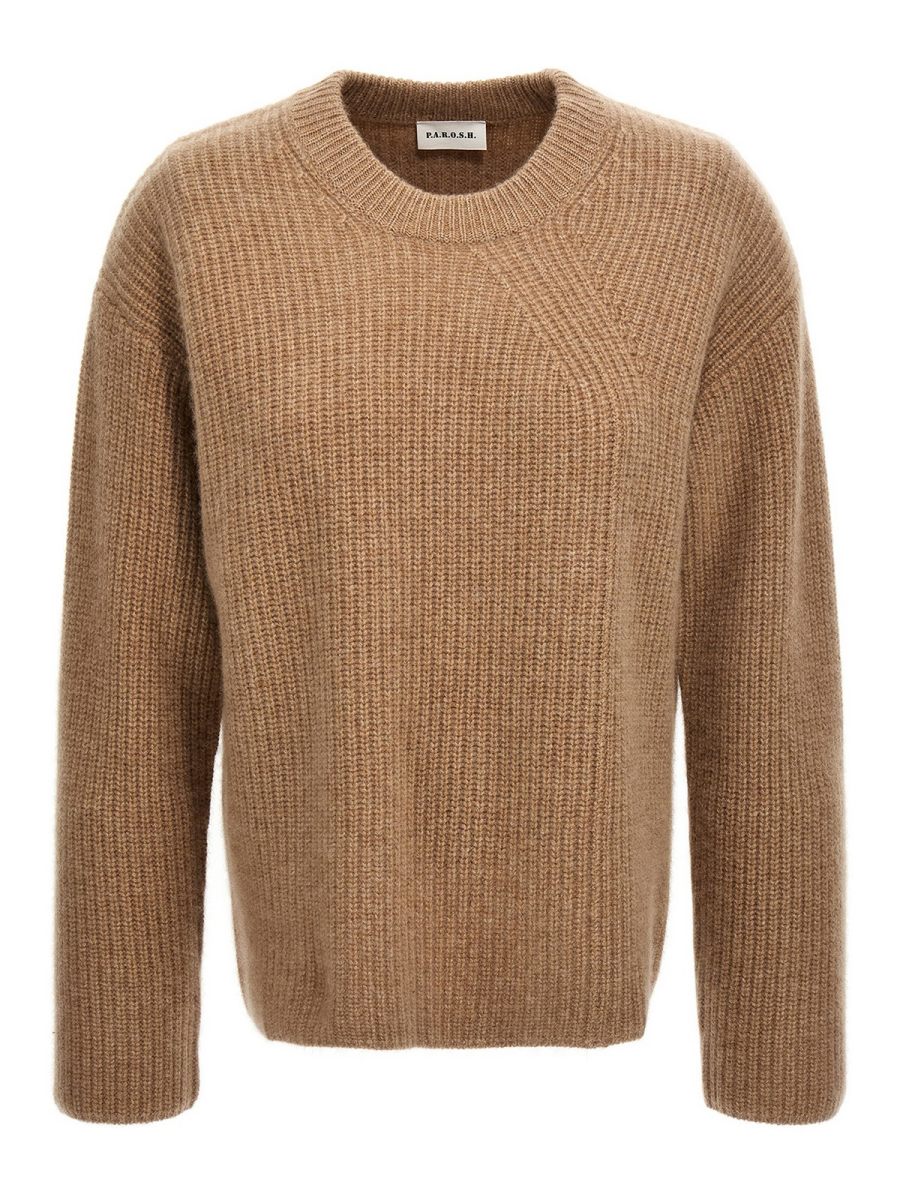 P. A.R. O.S. H. Pull Col Rond - Beige