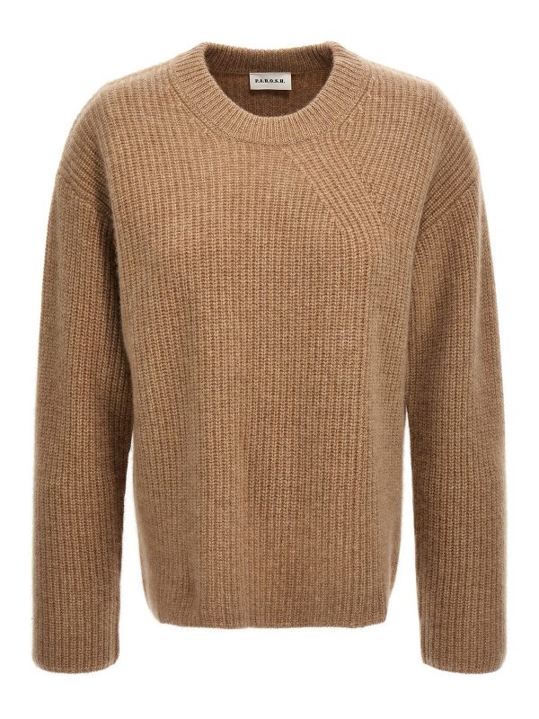 P. A.R. O.S. H. Pull Col Rond - Beige