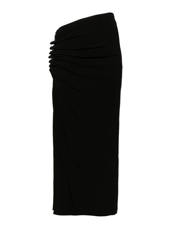 Rabanne Jupe Midi - Noir