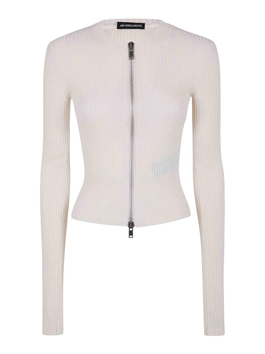Ann Demeulemeester Cardigan - Blanc