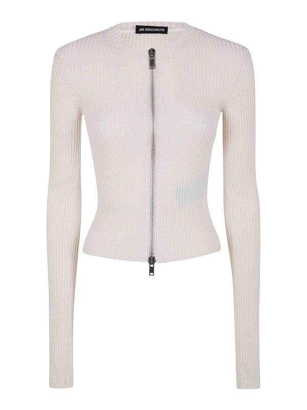 Ann Demeulemeester Cardigan - Blanc