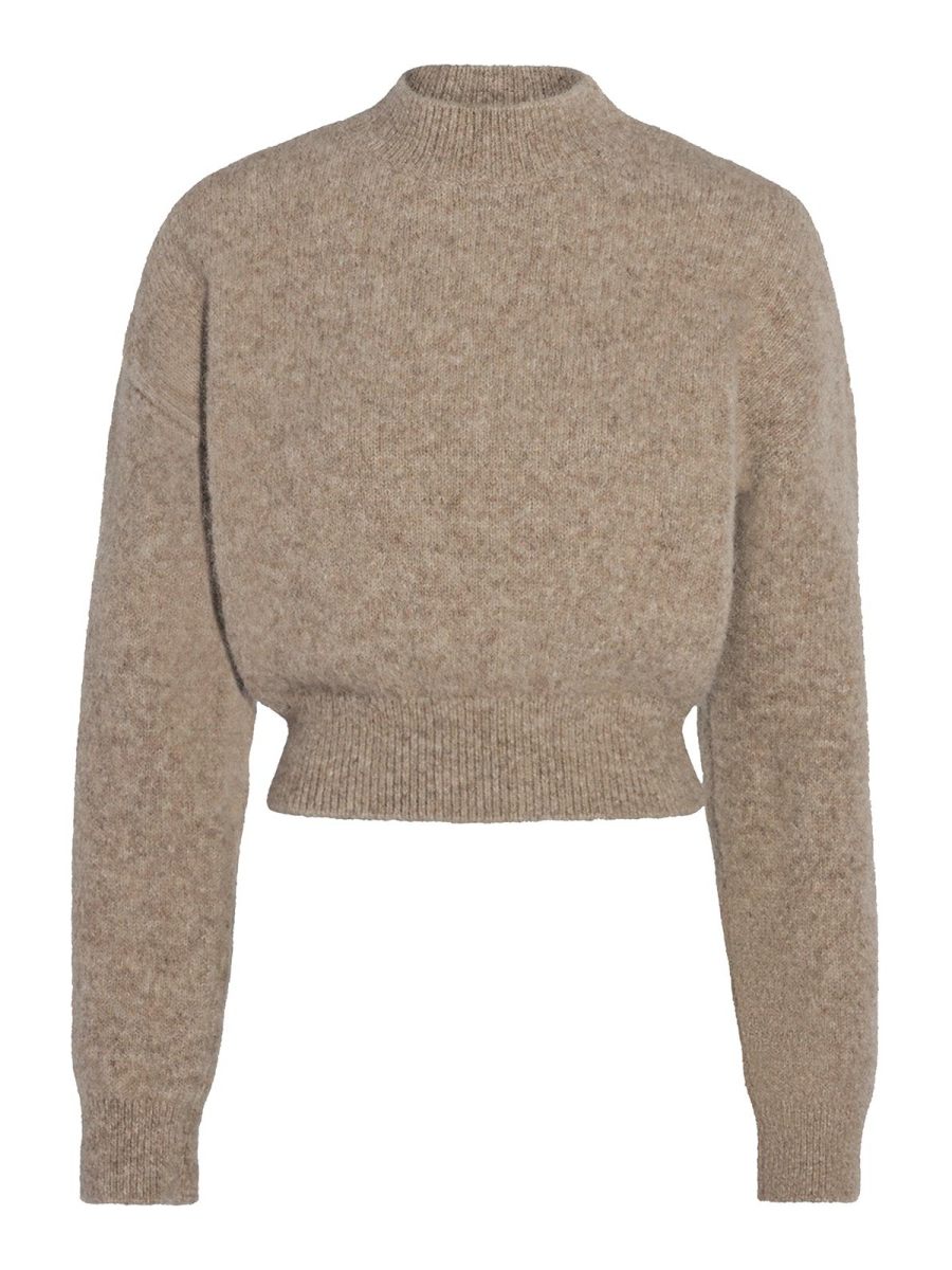 Jacquemus Pull Col Rond - Beige