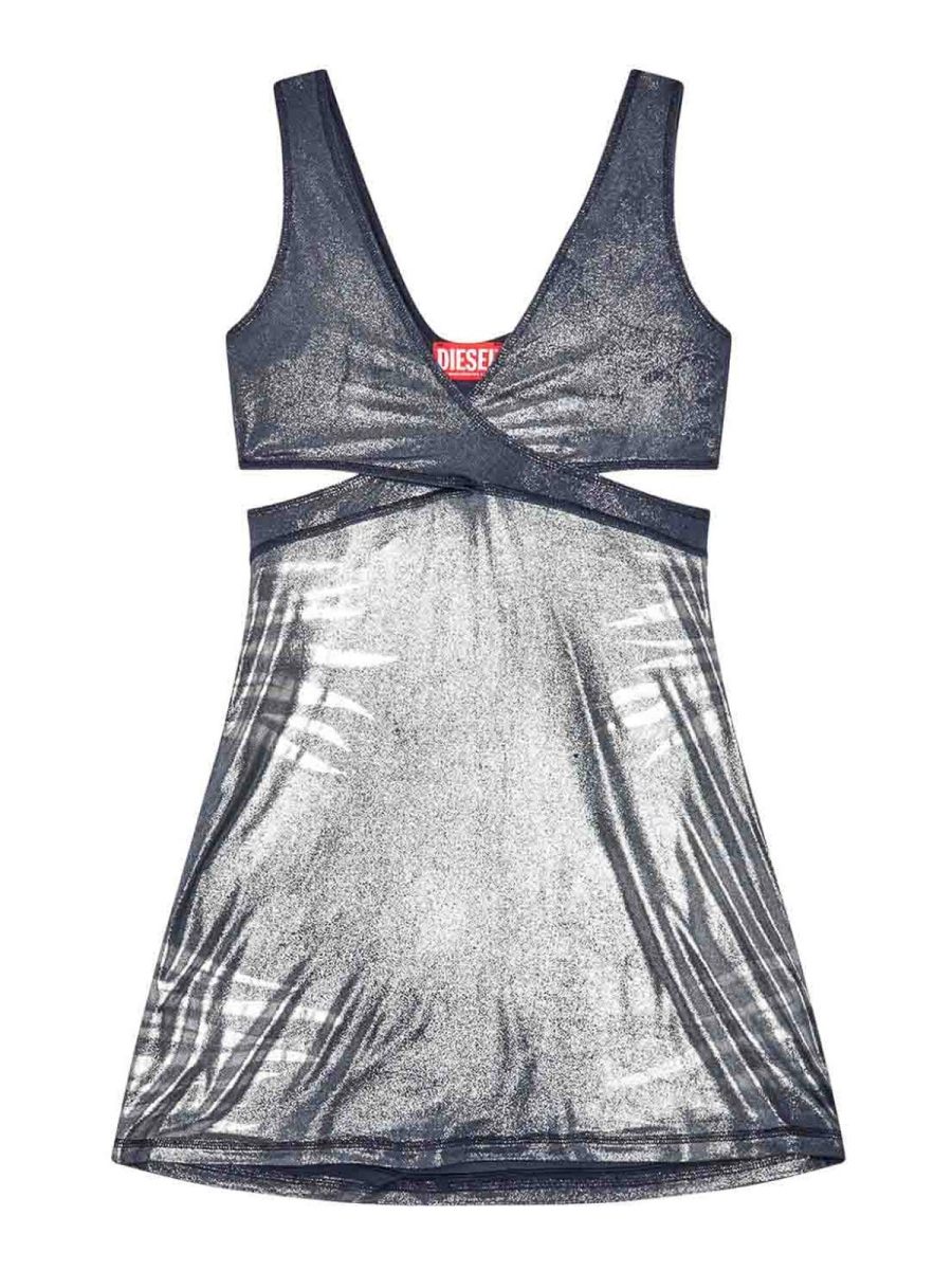 Diesel Robe Courte - Gris