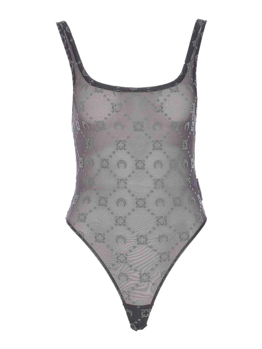Marine Serre Top - Gris