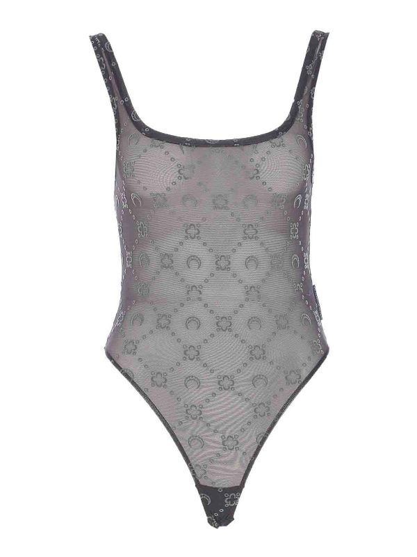 Marine Serre Top - Gris