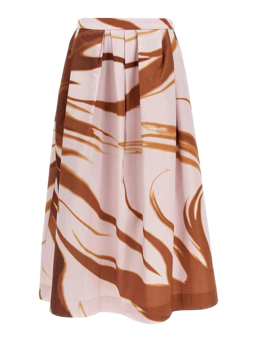 Dries Van Noten Jupe Midi - Multicolore