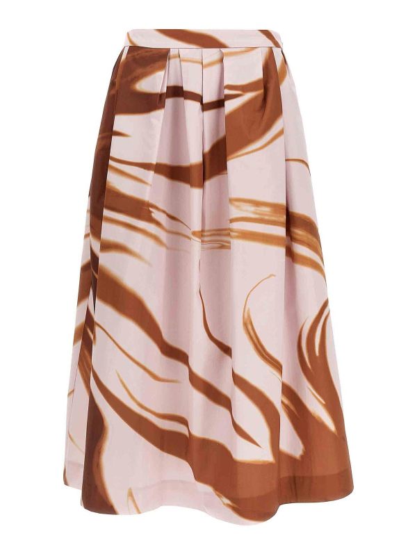 Dries Van Noten Jupe Midi - Multicolore