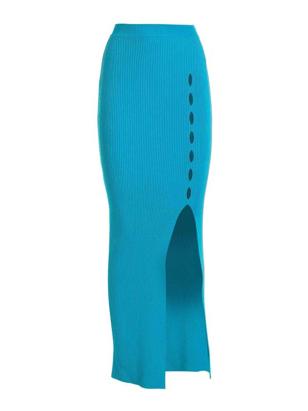 Roberto Cavalli Jupe Midi - Bleu Clair
