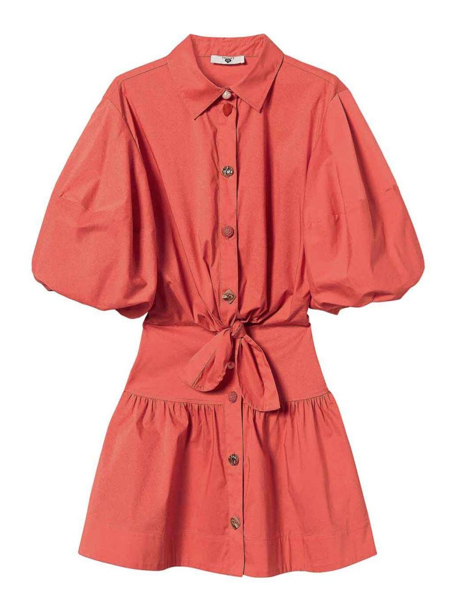 Twinset Robe Courte - Orange