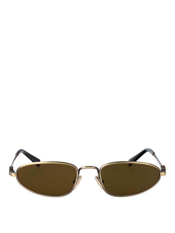 Miu Miu Lunettes De Soleil - Or