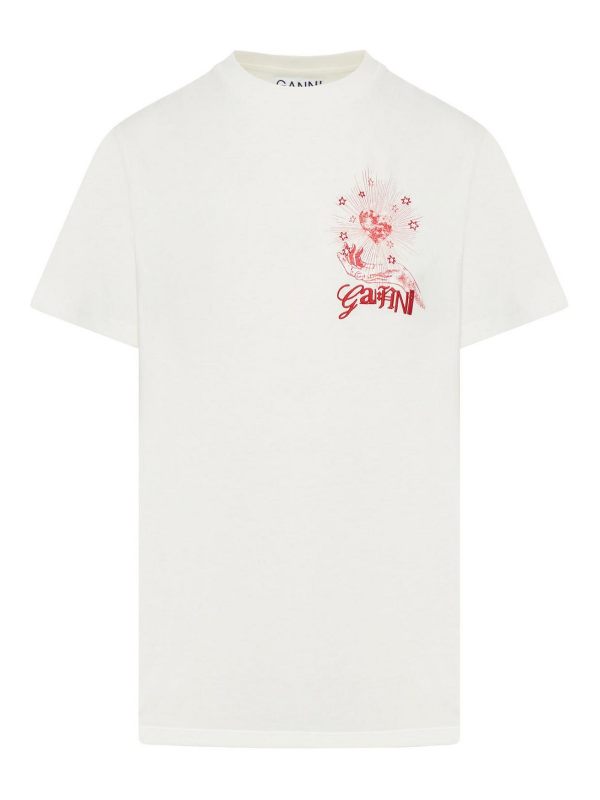 Ganni T-Shirt - Noir