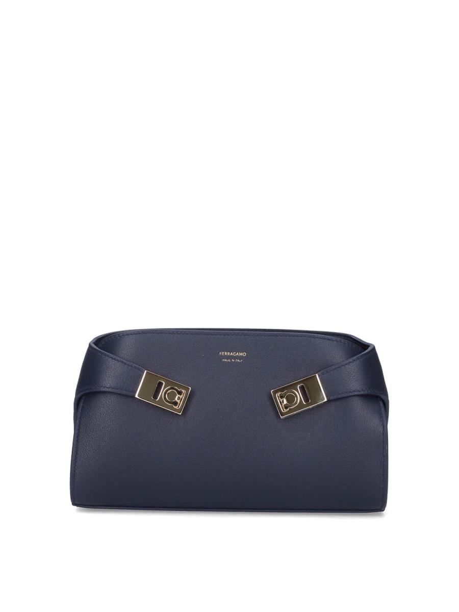Ferragamo Sac Porté Épaule - Bleu