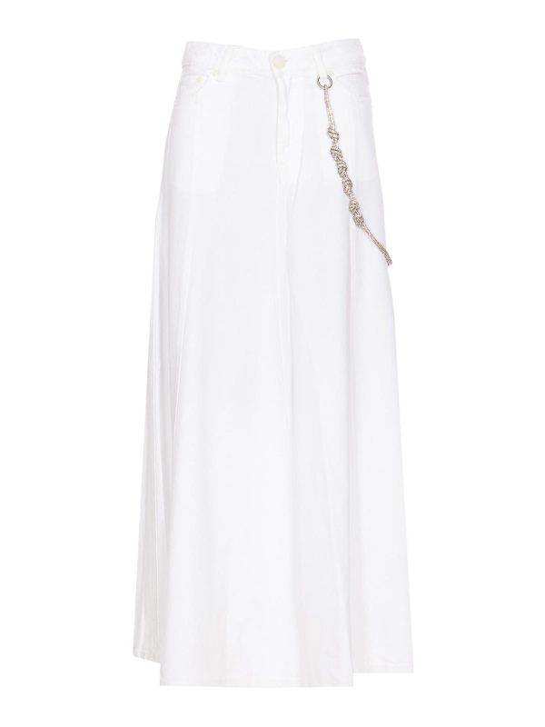 Pinko Jupe Midi - Blanc