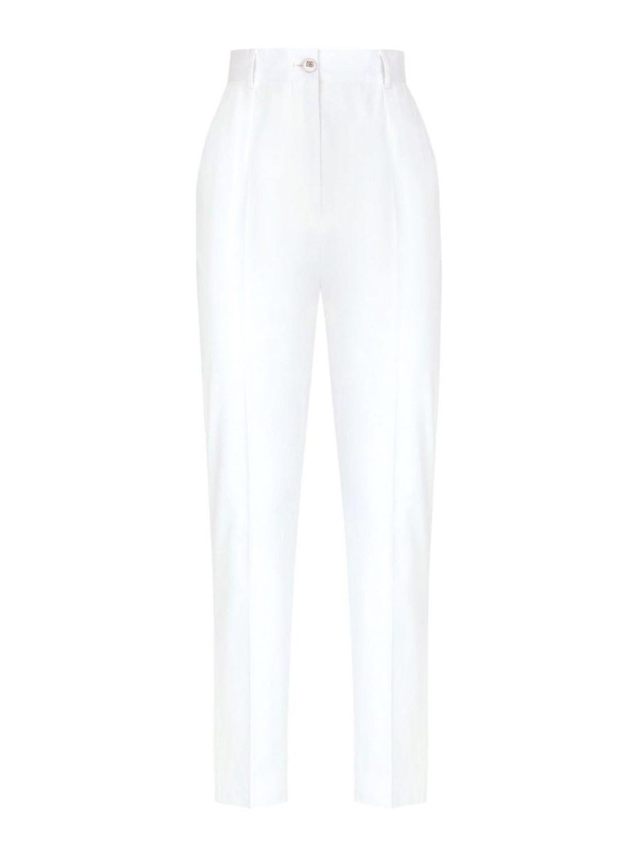Dolce & Gabbana Pantalons Décontractés - Blanc
