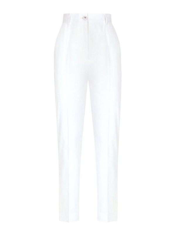 Dolce & Gabbana Pantalons Décontractés - Blanc