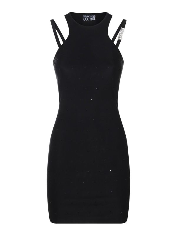 Versace Jeans Couture Robe Courte - Noir