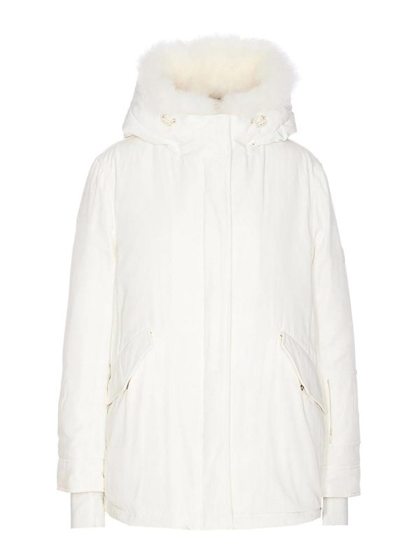 Yves Salomon Parka - Bleu