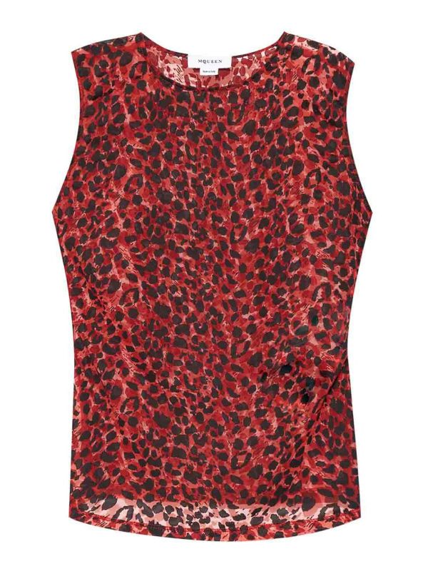 Alexander Mcqueen Top - Rouge