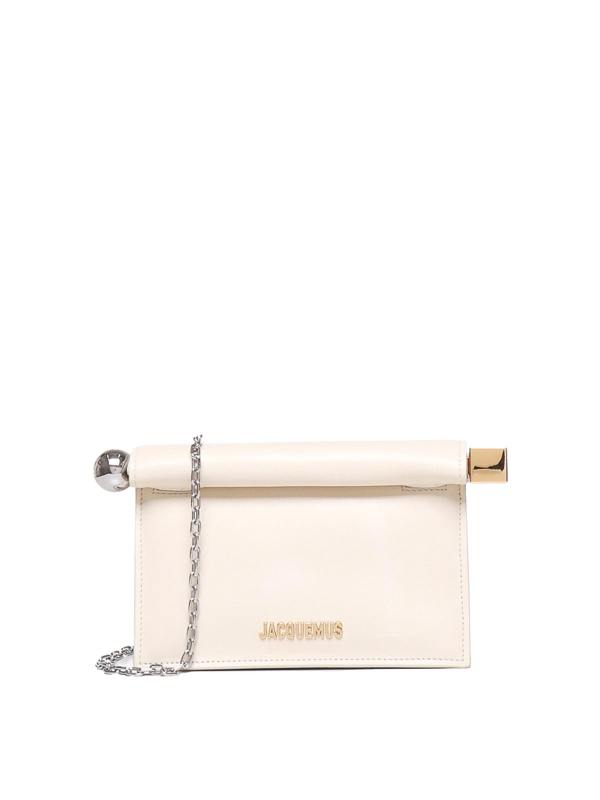 Jacquemus La Petite Rond Car - Blanc