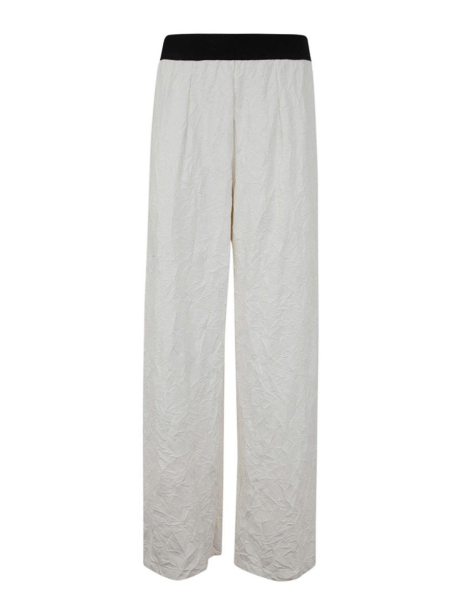 Maria Calderara Pantalons Décontractés - Blanc