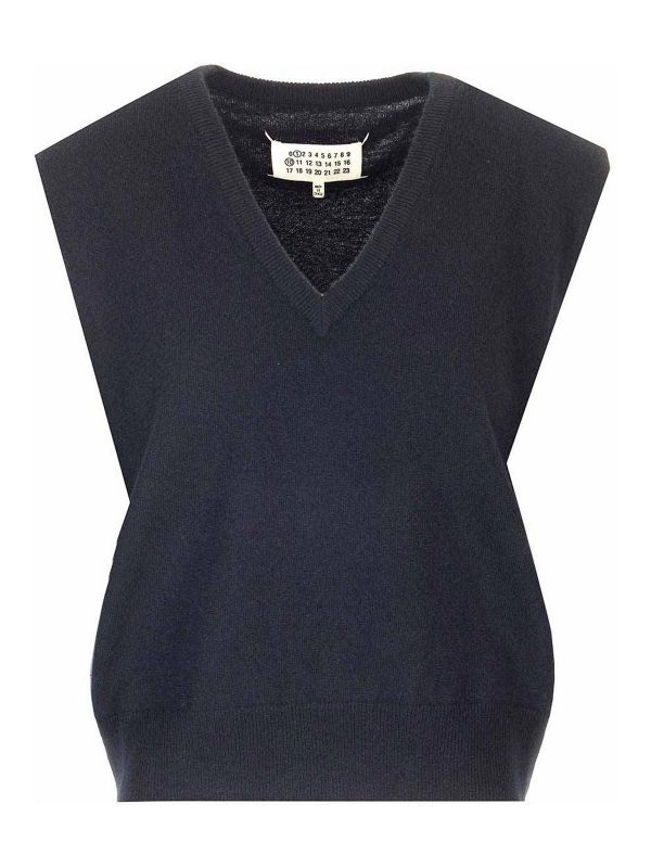Maison Margiela Gilet - Bleu