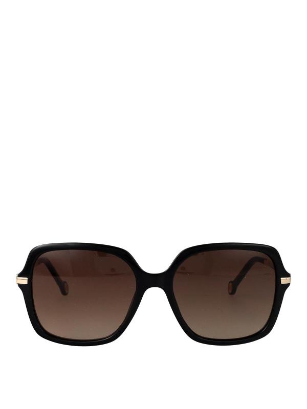 Carolina Herrera Lunettes De Soleil - Noir