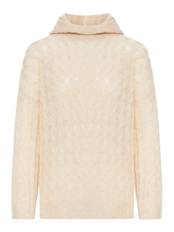 Brunello Cucinelli Pull Col Rond - Couleur Chair