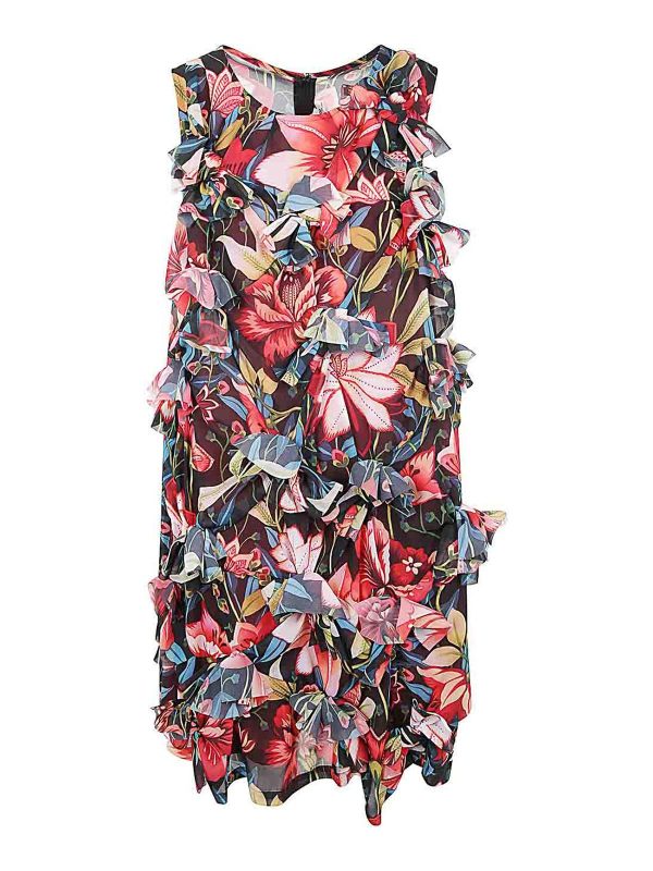 Comme Des Garcons Robe Au Genou - Multicolore
