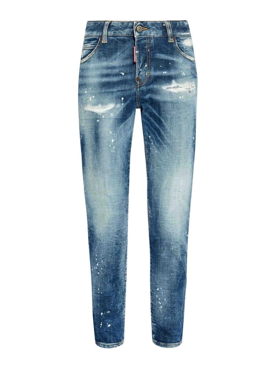 Dsquared2 Jean Bootcut - Bleu Foncé