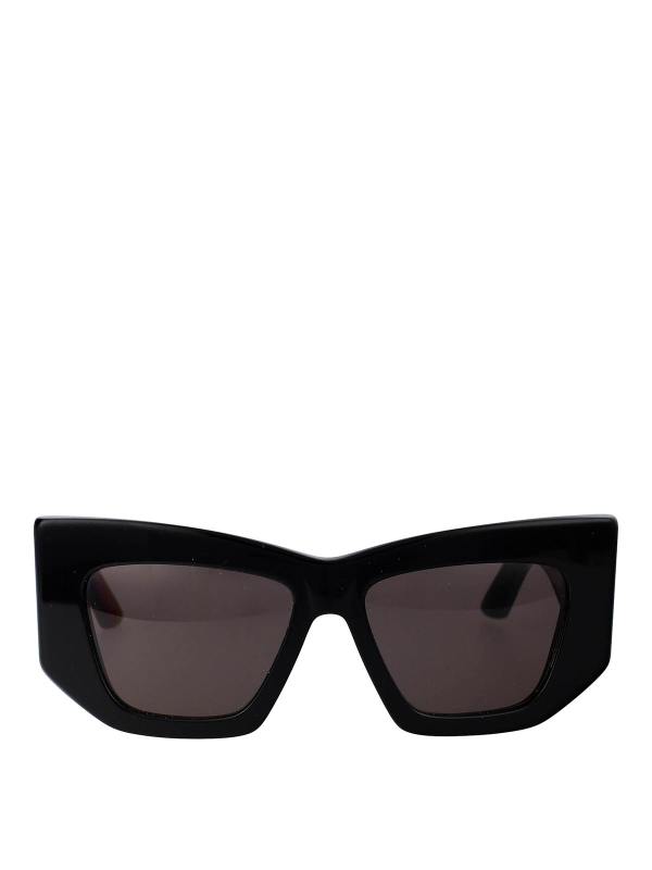 Alexander Mcqueen Lunettes De Soleil - Noir