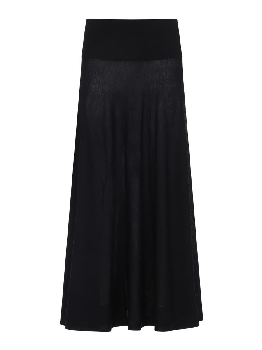 Alaïa Jupe Midi - Noir