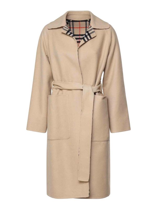 Burberry Manteau Court - Beige