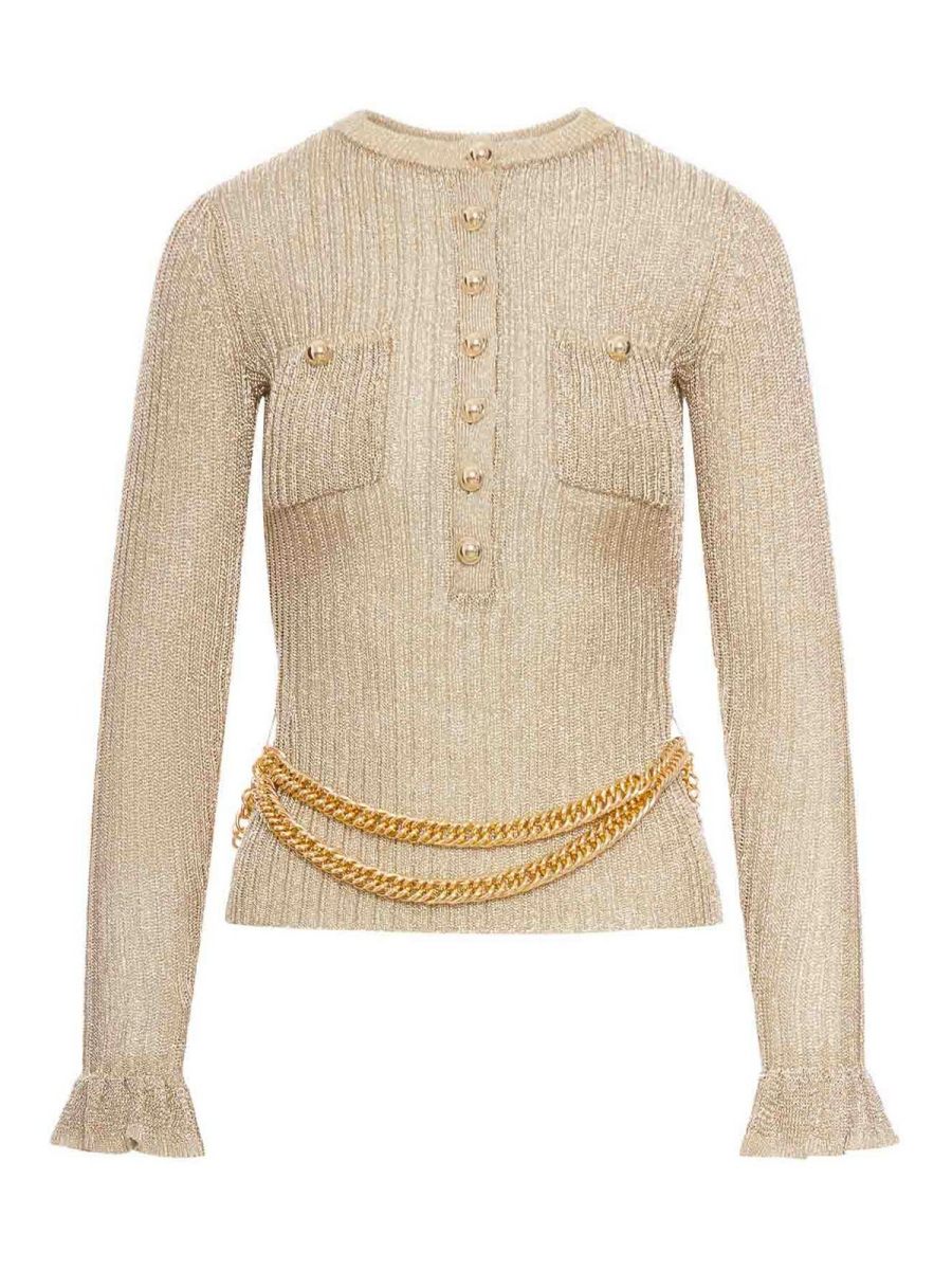 Self Portrait Top - Métallique