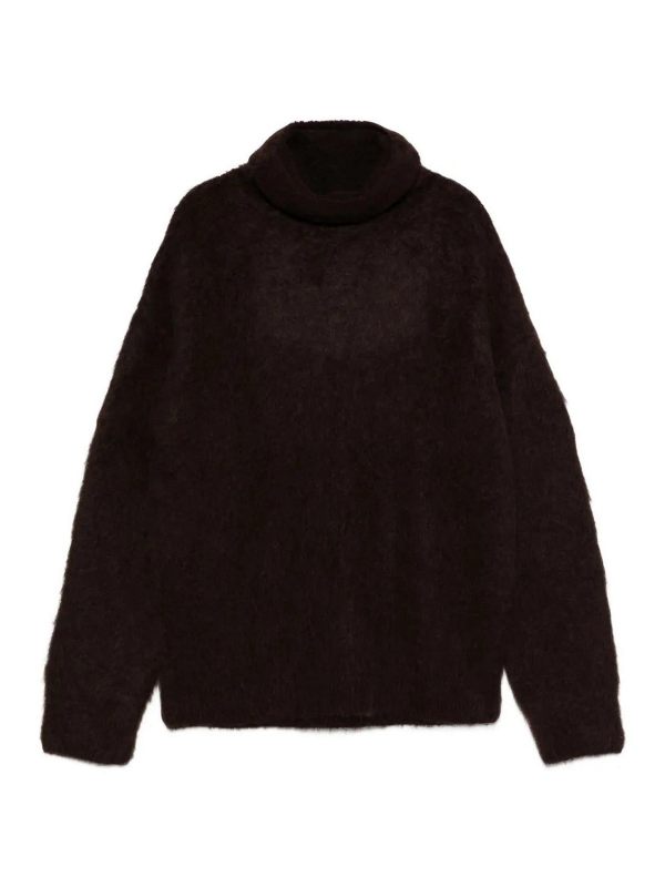 Uma Wang Pull Col Bateau - Marron