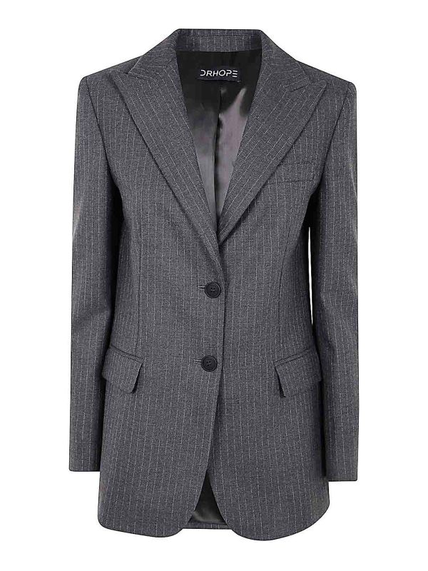 Drhope Veste Casual - Gris