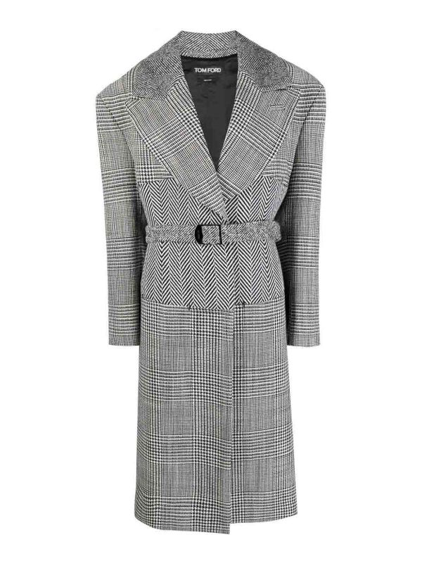 Tom Ford Manteau Court - Noir